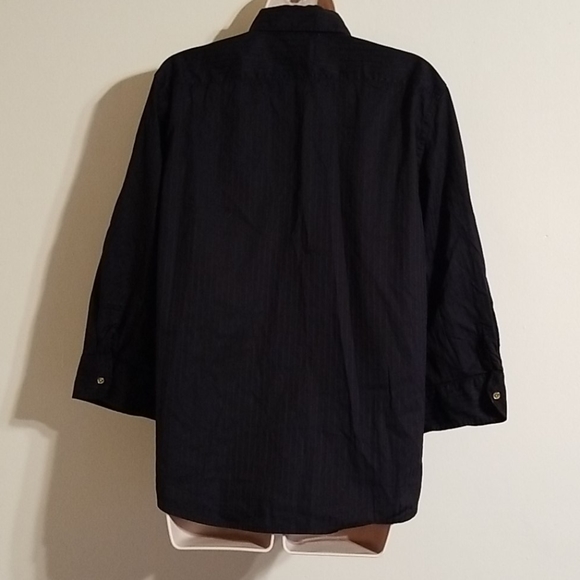 Lauren Ralph Lauren women's black with gold blouse - Picture 12 of 17